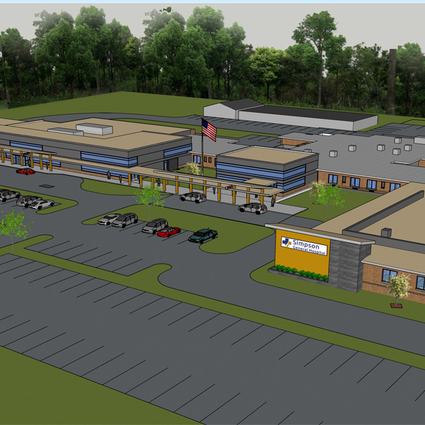 Simpson General Hospital Renderings